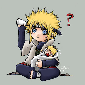 yondaime & naruto