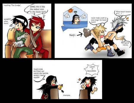 bonnes vacances naruto,kakashi et les autres